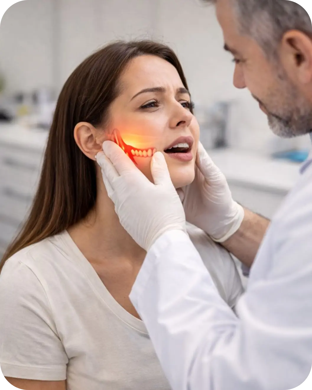 علاج مشاكل الفك