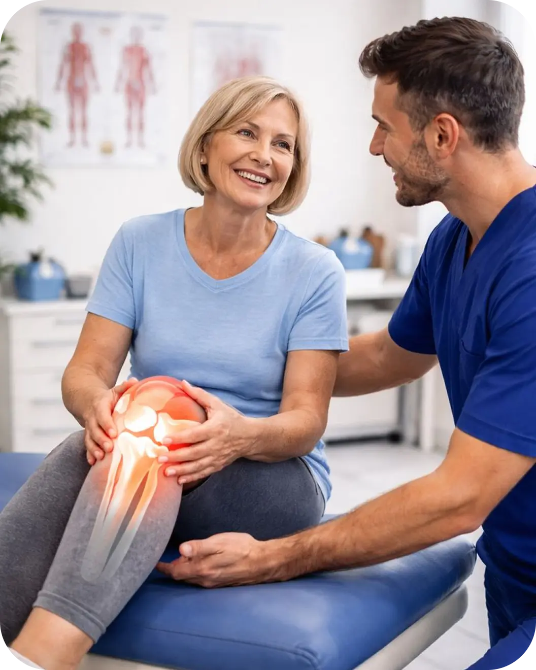 علاج خشونة الركبة